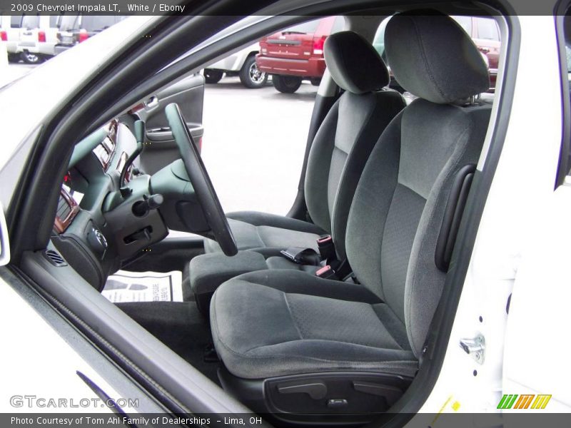 White / Ebony 2009 Chevrolet Impala LT