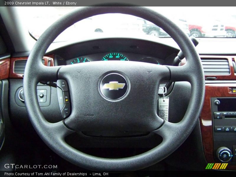 White / Ebony 2009 Chevrolet Impala LT