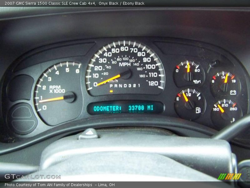 Onyx Black / Ebony Black 2007 GMC Sierra 1500 Classic SLE Crew Cab 4x4