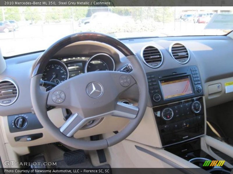 Steel Grey Metallic / Cashmere 2010 Mercedes-Benz ML 350