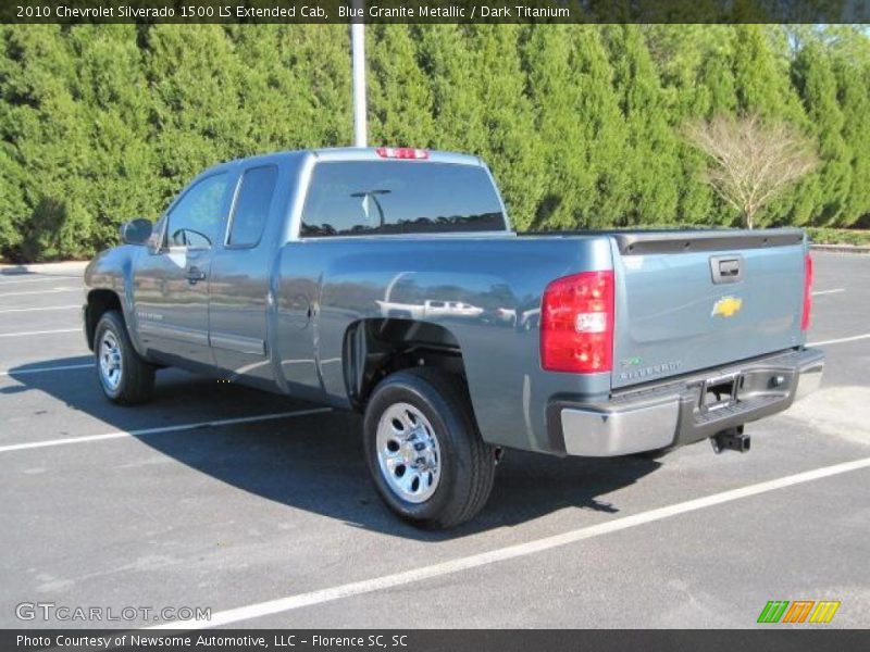 Blue Granite Metallic / Dark Titanium 2010 Chevrolet Silverado 1500 LS Extended Cab