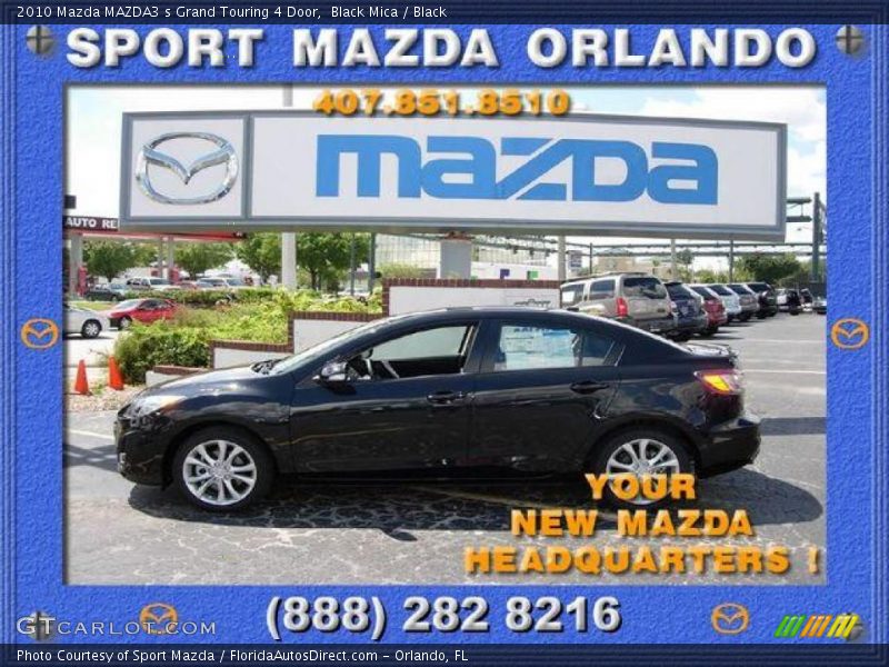 Black Mica / Black 2010 Mazda MAZDA3 s Grand Touring 4 Door
