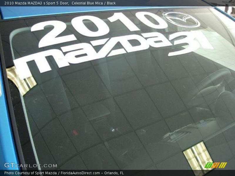 Celestial Blue Mica / Black 2010 Mazda MAZDA3 s Sport 5 Door