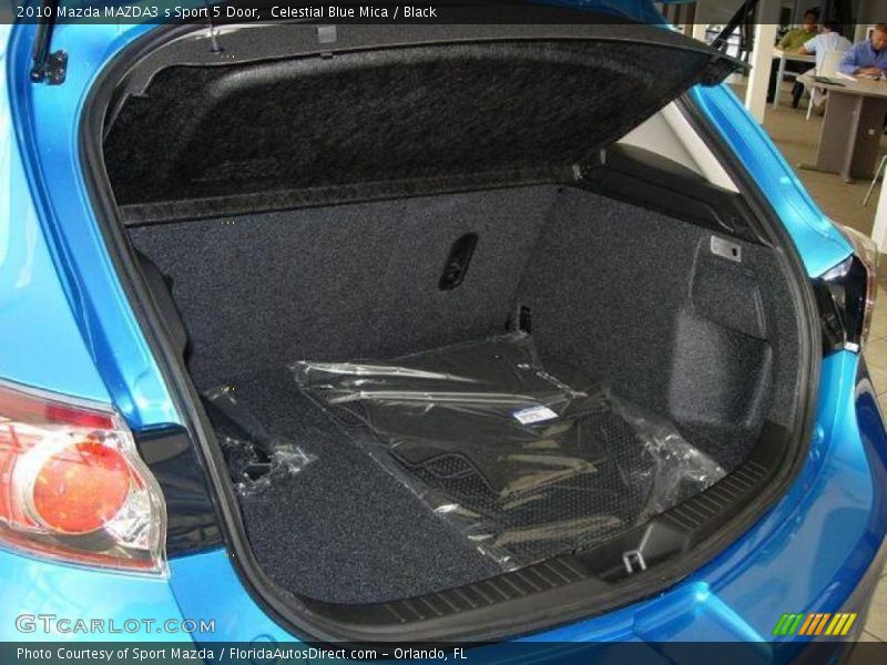 Celestial Blue Mica / Black 2010 Mazda MAZDA3 s Sport 5 Door