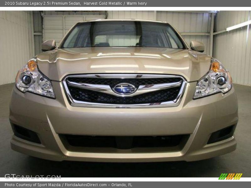 Harvest Gold Metallic / Warm Ivory 2010 Subaru Legacy 2.5i Premium Sedan