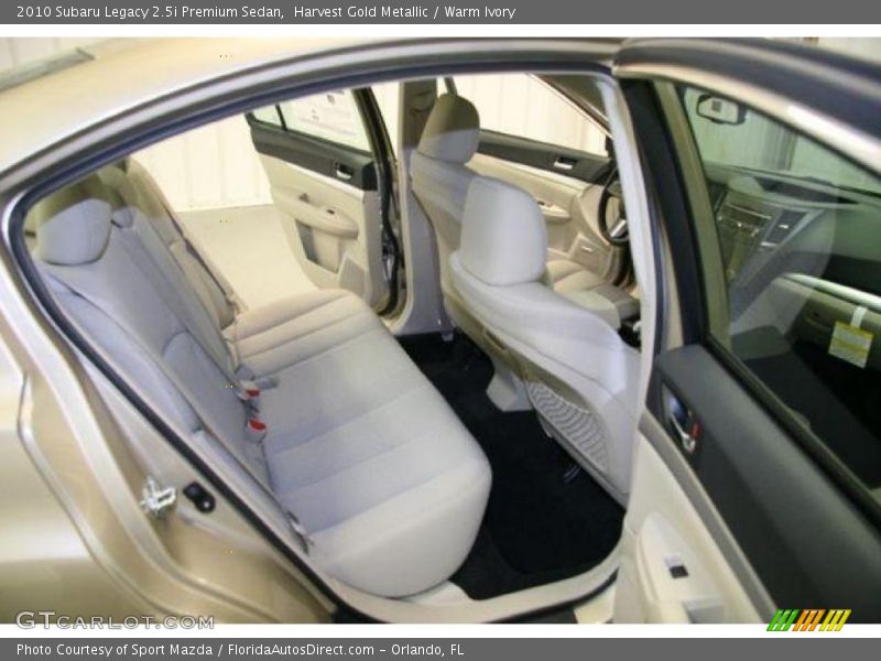 Harvest Gold Metallic / Warm Ivory 2010 Subaru Legacy 2.5i Premium Sedan