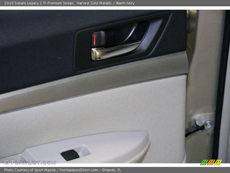 Harvest Gold Metallic / Warm Ivory 2010 Subaru Legacy 2.5i Premium Sedan