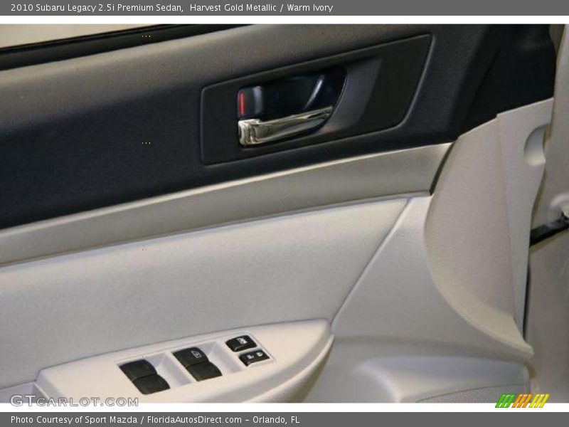 Harvest Gold Metallic / Warm Ivory 2010 Subaru Legacy 2.5i Premium Sedan