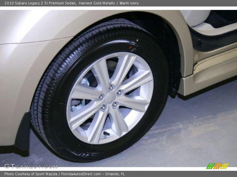 Harvest Gold Metallic / Warm Ivory 2010 Subaru Legacy 2.5i Premium Sedan