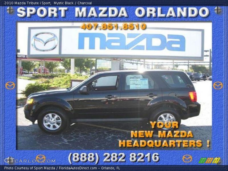 Mystic Black / Charcoal 2010 Mazda Tribute i Sport