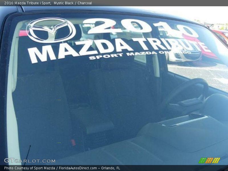 Mystic Black / Charcoal 2010 Mazda Tribute i Sport