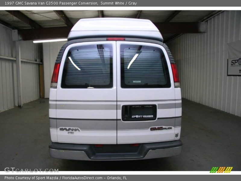 Summit White / Gray 1997 GMC Savana Van G3500 Passenger Conversion