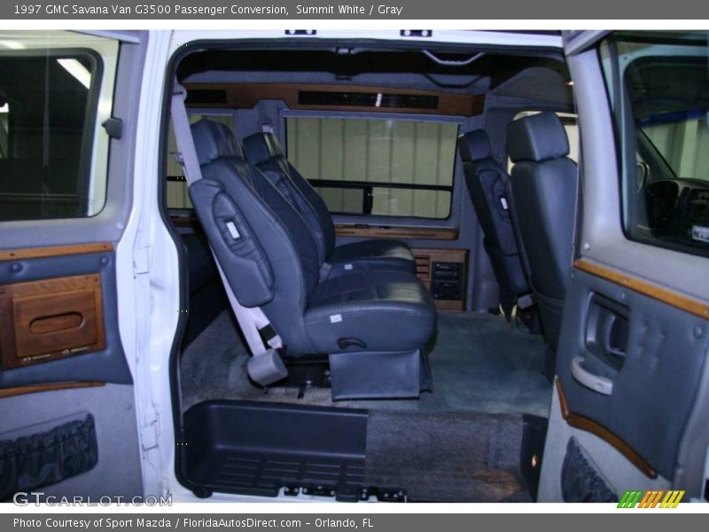Summit White / Gray 1997 GMC Savana Van G3500 Passenger Conversion