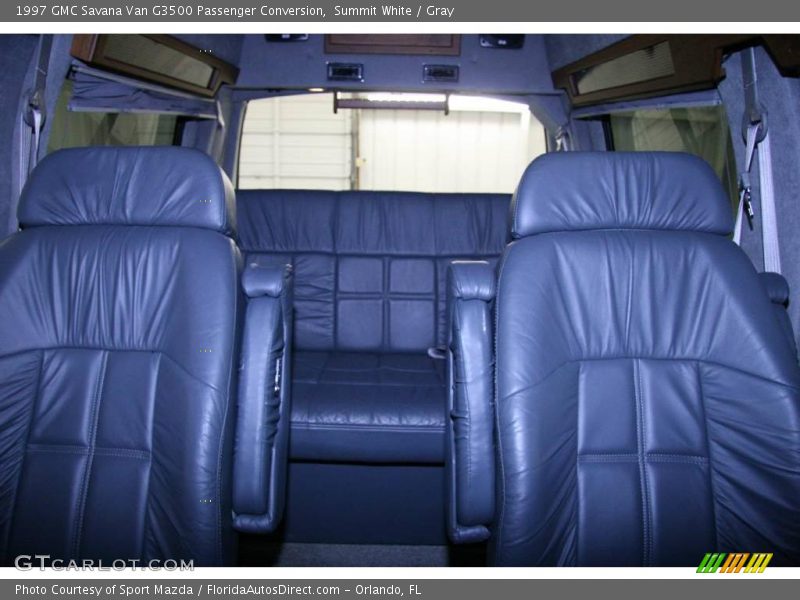 Summit White / Gray 1997 GMC Savana Van G3500 Passenger Conversion
