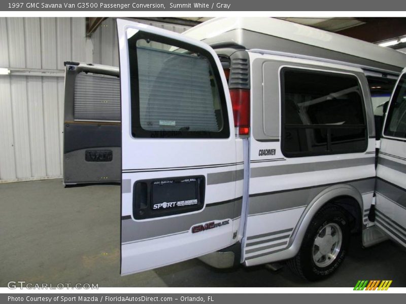 Summit White / Gray 1997 GMC Savana Van G3500 Passenger Conversion