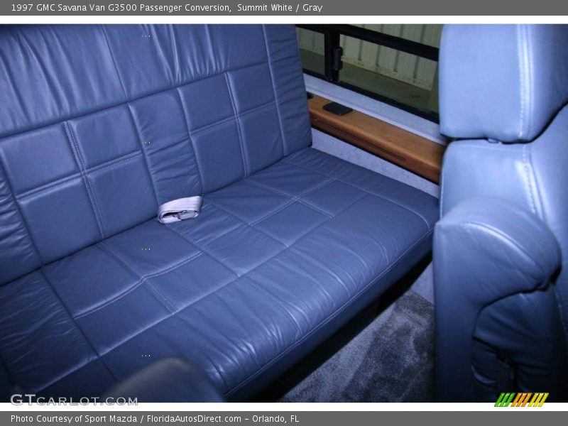 Summit White / Gray 1997 GMC Savana Van G3500 Passenger Conversion