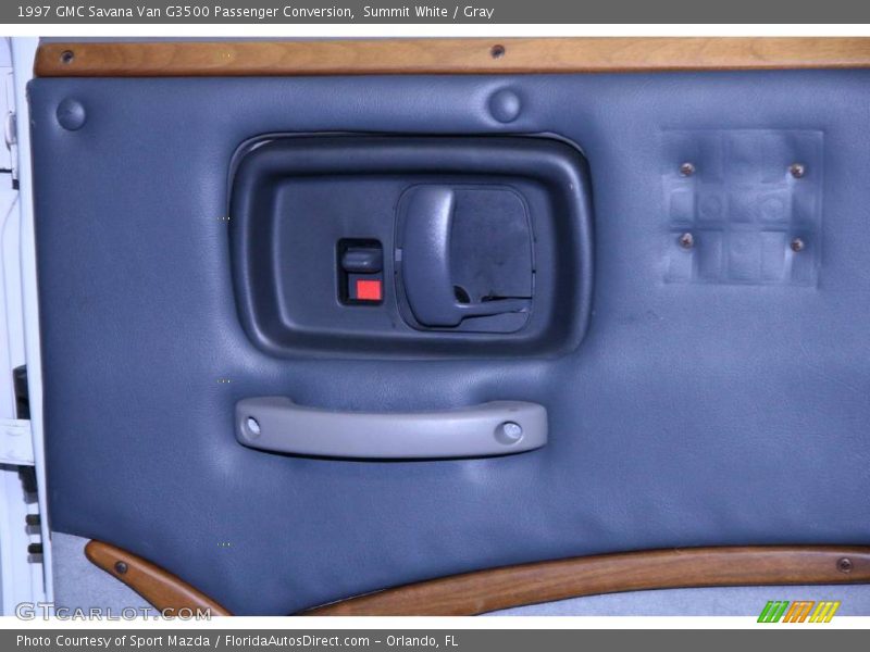 Summit White / Gray 1997 GMC Savana Van G3500 Passenger Conversion