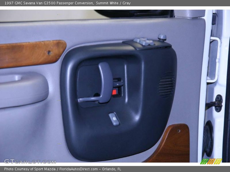 Summit White / Gray 1997 GMC Savana Van G3500 Passenger Conversion