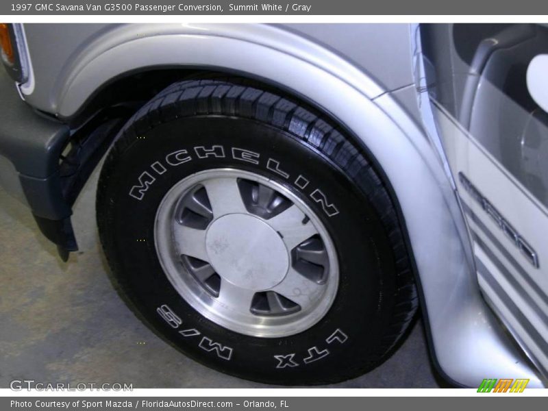Summit White / Gray 1997 GMC Savana Van G3500 Passenger Conversion