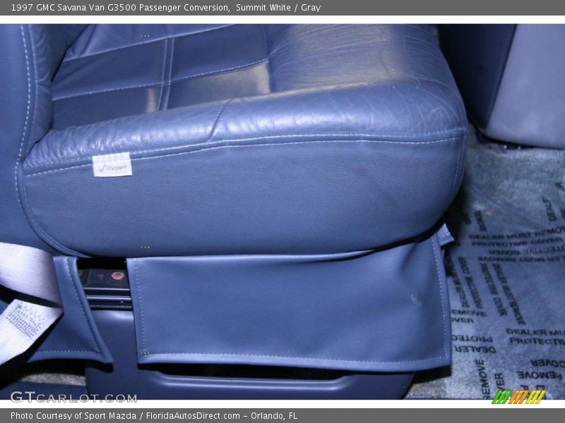 Summit White / Gray 1997 GMC Savana Van G3500 Passenger Conversion