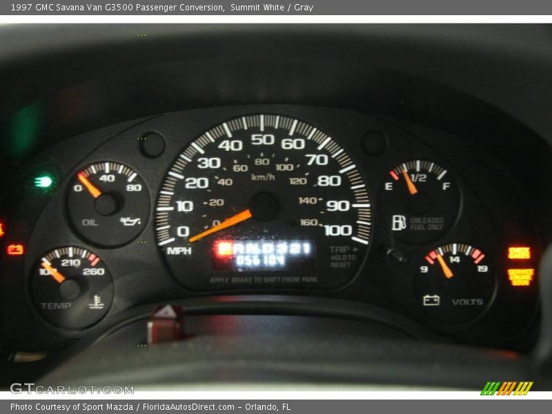 Summit White / Gray 1997 GMC Savana Van G3500 Passenger Conversion