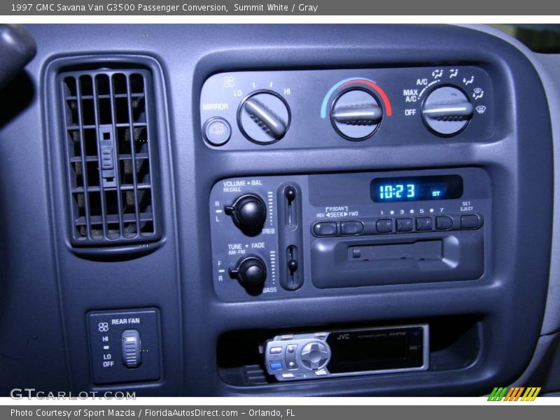 Summit White / Gray 1997 GMC Savana Van G3500 Passenger Conversion
