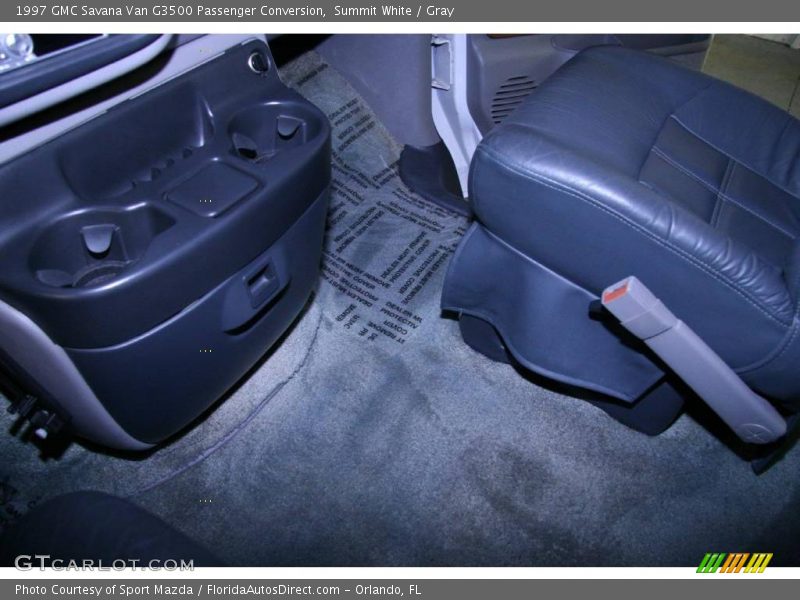Summit White / Gray 1997 GMC Savana Van G3500 Passenger Conversion
