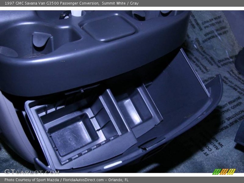 Summit White / Gray 1997 GMC Savana Van G3500 Passenger Conversion