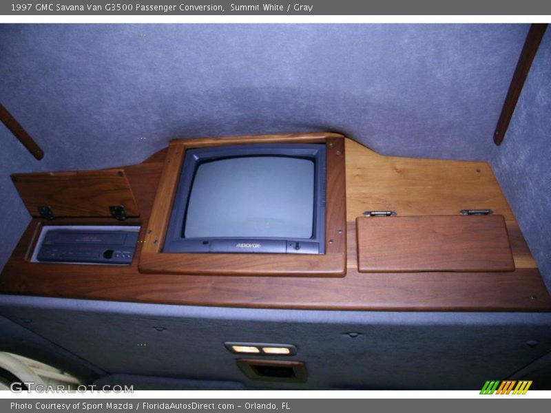Summit White / Gray 1997 GMC Savana Van G3500 Passenger Conversion
