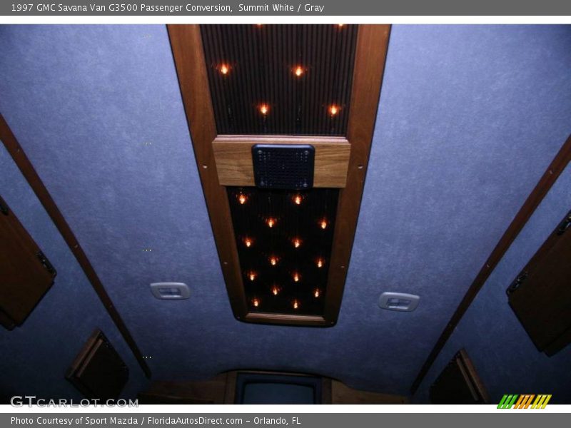 Summit White / Gray 1997 GMC Savana Van G3500 Passenger Conversion