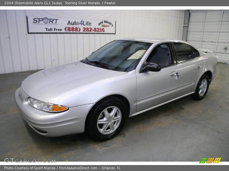 Sterling Silver Metallic / Pewter 2004 Oldsmobile Alero GL1 Sedan