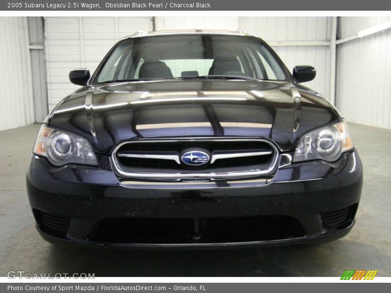 Obsidian Black Pearl / Charcoal Black 2005 Subaru Legacy 2.5i Wagon