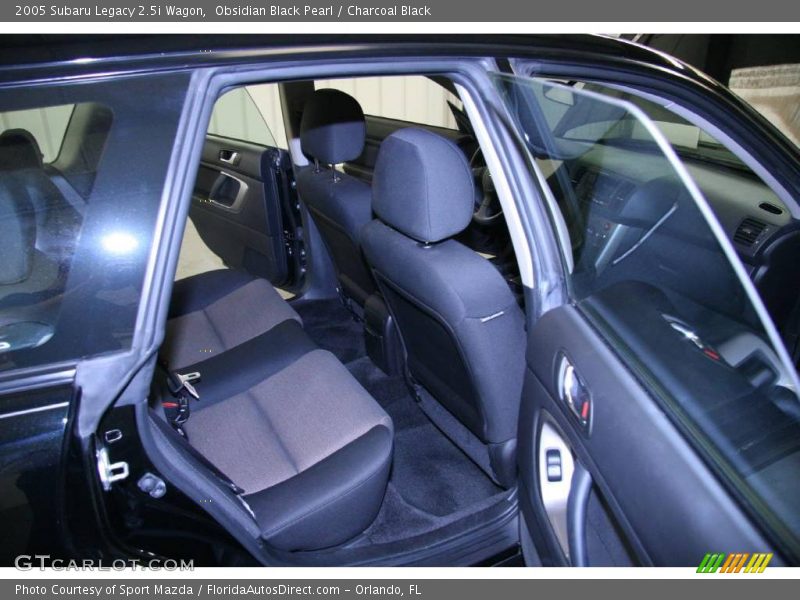 Obsidian Black Pearl / Charcoal Black 2005 Subaru Legacy 2.5i Wagon