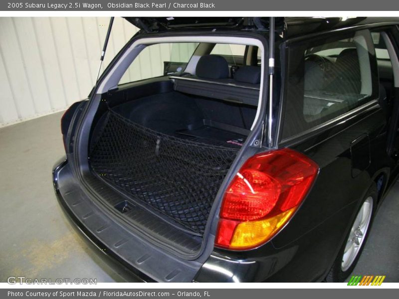 Obsidian Black Pearl / Charcoal Black 2005 Subaru Legacy 2.5i Wagon