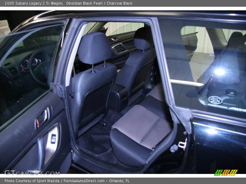 Obsidian Black Pearl / Charcoal Black 2005 Subaru Legacy 2.5i Wagon