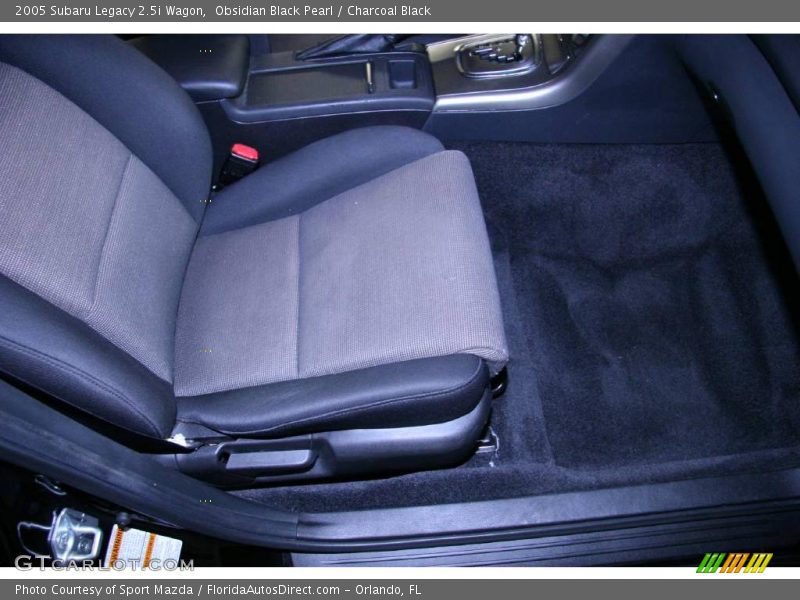 Obsidian Black Pearl / Charcoal Black 2005 Subaru Legacy 2.5i Wagon