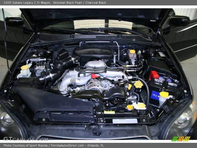 Obsidian Black Pearl / Charcoal Black 2005 Subaru Legacy 2.5i Wagon