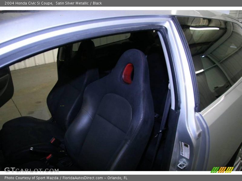 Satin Silver Metallic / Black 2004 Honda Civic Si Coupe