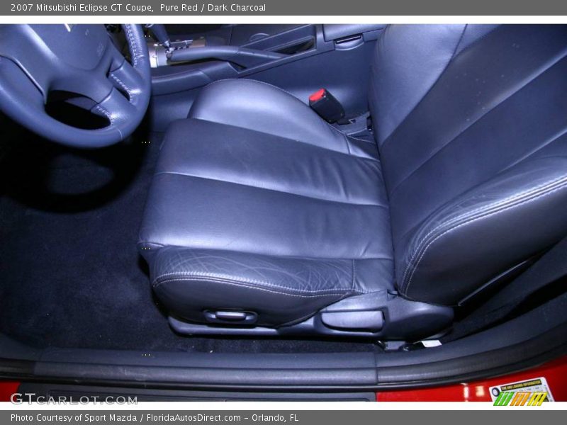 Pure Red / Dark Charcoal 2007 Mitsubishi Eclipse GT Coupe