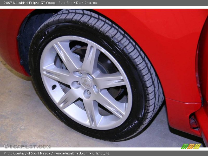 Pure Red / Dark Charcoal 2007 Mitsubishi Eclipse GT Coupe