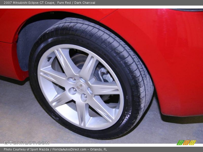 Pure Red / Dark Charcoal 2007 Mitsubishi Eclipse GT Coupe