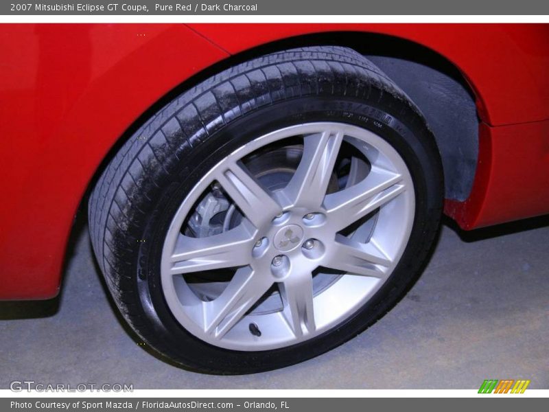 Pure Red / Dark Charcoal 2007 Mitsubishi Eclipse GT Coupe
