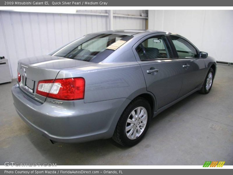Quick Silver Pearl / Medium Gray 2009 Mitsubishi Galant ES