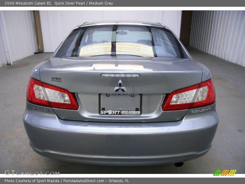 Quick Silver Pearl / Medium Gray 2009 Mitsubishi Galant ES