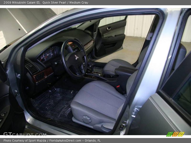 Quick Silver Pearl / Medium Gray 2009 Mitsubishi Galant ES