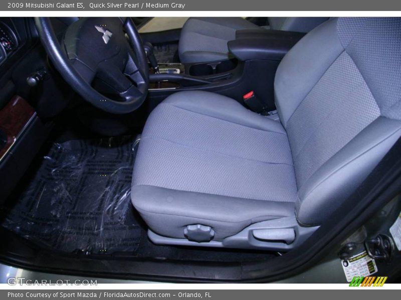 Quick Silver Pearl / Medium Gray 2009 Mitsubishi Galant ES