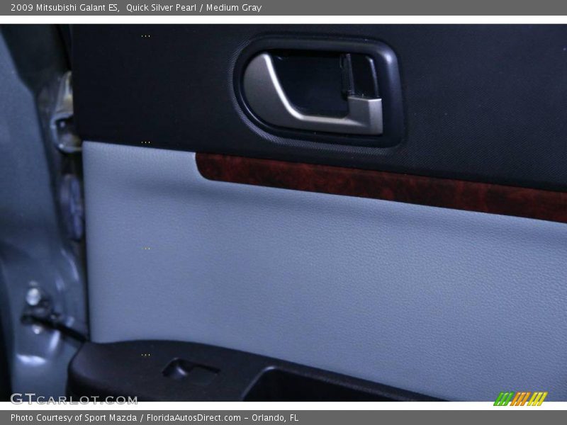 Quick Silver Pearl / Medium Gray 2009 Mitsubishi Galant ES