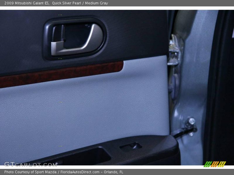 Quick Silver Pearl / Medium Gray 2009 Mitsubishi Galant ES