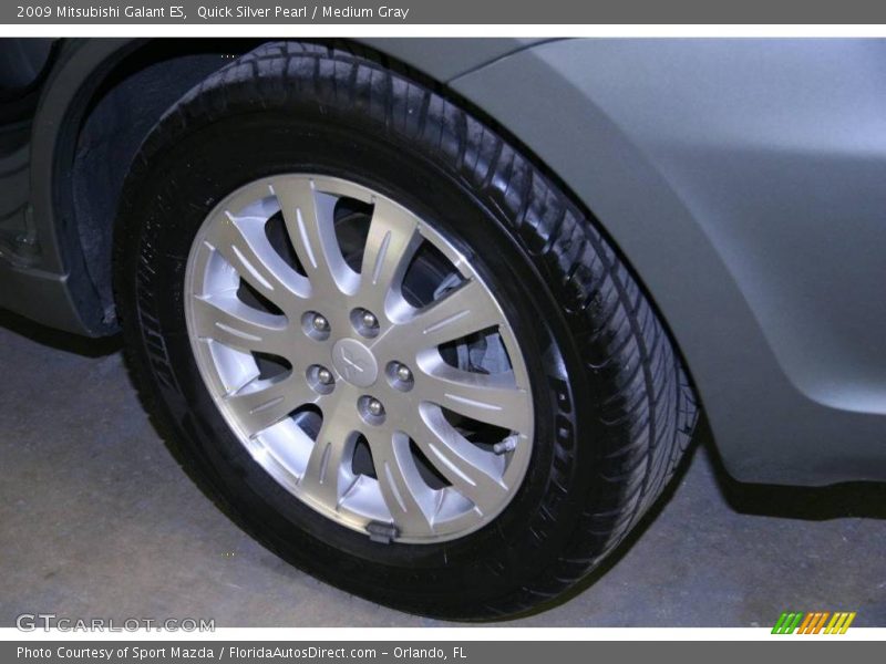 Quick Silver Pearl / Medium Gray 2009 Mitsubishi Galant ES