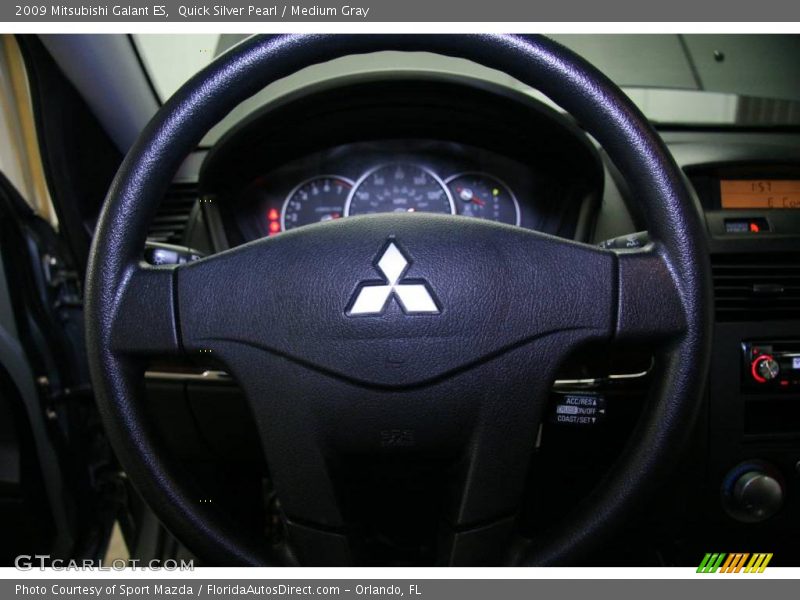 Quick Silver Pearl / Medium Gray 2009 Mitsubishi Galant ES